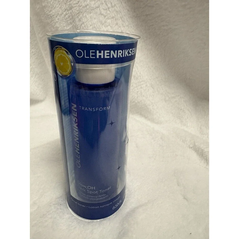 Ole Henriksen Glow2OH Dark Spot Toner 2.2 oz / 65mL AHA Facial Toner New Sealed